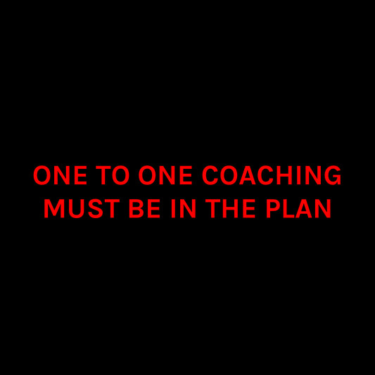 One On One Coaching (One Hour)